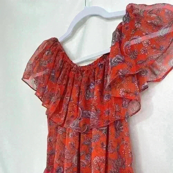 NEW Misa Los Angeles Kiera Maxi Dress in Aranciatta Paisley Size Xtra Small - Picture 8 of 16